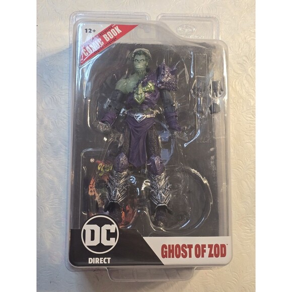 McFarlane DC Direct GHOST OF ZOD Figure w/ Comic Book MIB - Picture 1 of 2